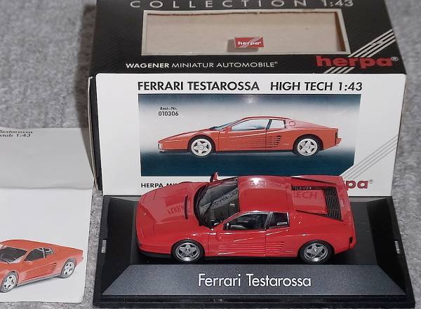 1/43 フェラーリ テスタロッサ レッド FERRARI フェラーリ