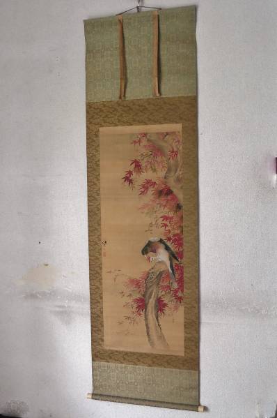 宋紫石 花鳥図 絹本肉筆 江戸中期】(花鳥、鳥獣)｜売買された