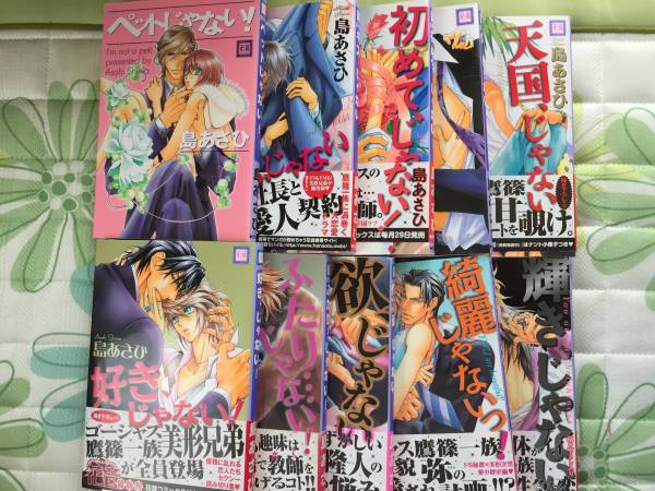 ペットじゃない じゃないシリーズ 他 計18冊 島あさひ ボーイズラブ 売買されたオークション情報 Yahooの商品情報をアーカイブ公開 オークファン Aucfan Com