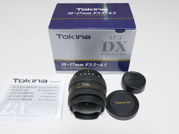 ★☆TOKINA 10-17mm F3.5-4.5 AT-X 107 Fisheye Nikon用☆★