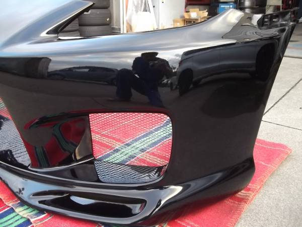 RX-8 藤田エンジニアリング製 アフラックスフロントカウル 黒色