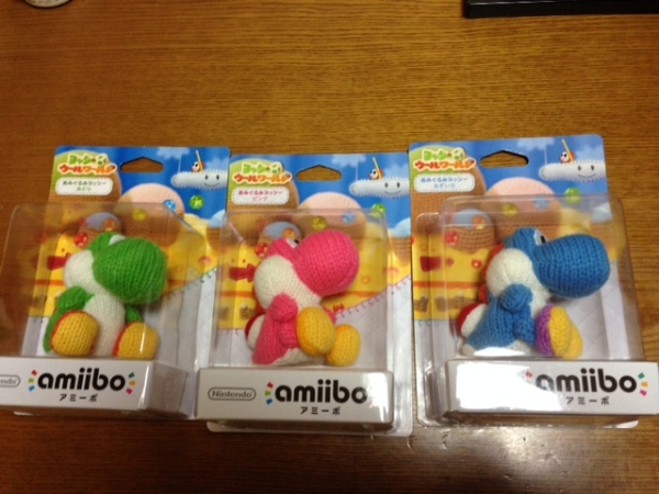 amiibo あみぐるみヨッシー 3体セット アミーボ