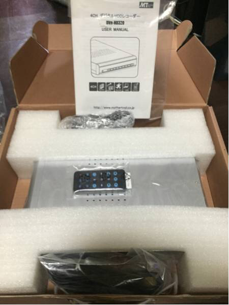 mother tool 4ch hddレコーダー dvr-320 新品 監視カメラ