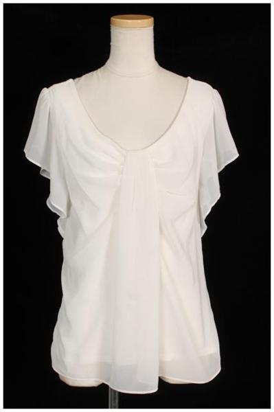 クードシャンス　シフォン切替カットソー[LTSJ87145]