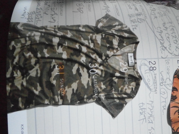 ロペ・マドモアゼル　カモフラTシャツ　菊池京子K.Kcloset掲載