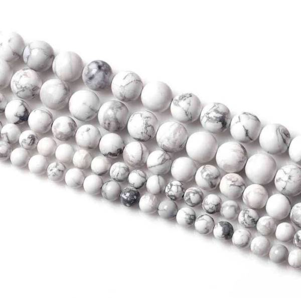 天然石　パワーストーン　ホワイト　ターコイズ　大量　ビーズ