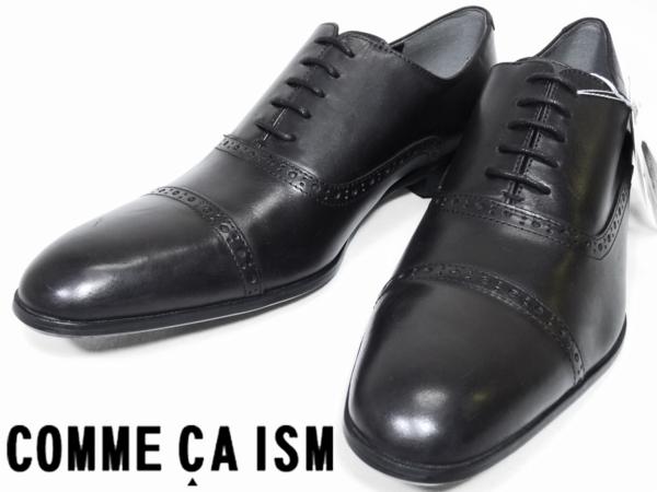 157●コムサイズム● ZZ02　牛革ドレスシューズ 25.0cm ワケあり