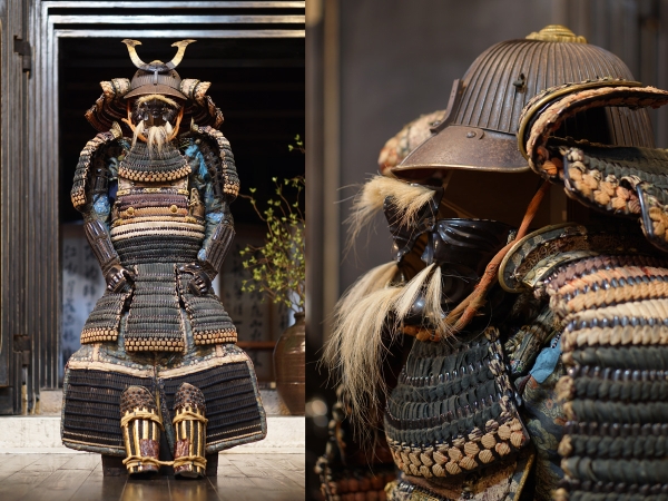 甲冑 江戸時代☆天平十二年 彫金 鉄地六十二間筋兜 鎧☆等身大 【公式