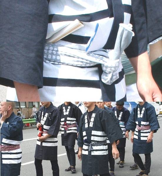 神輿 鳶 祭 纏 火消 半纏 江戸消防 納札 千社札(帯)｜売買された 