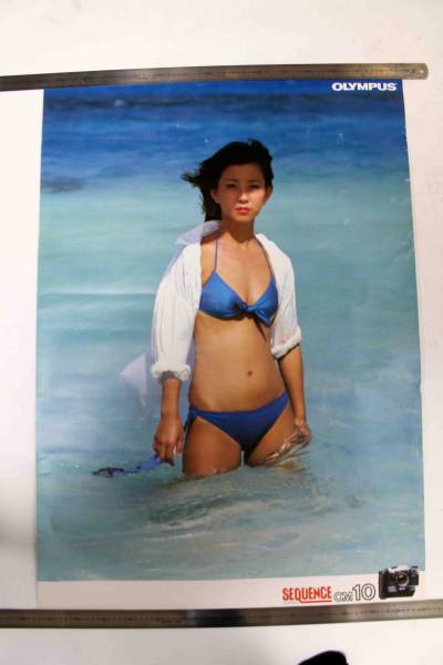 大場久美子/オリンパス/OLYMPUS/OM-10/ポスター/難あり(大場久美子