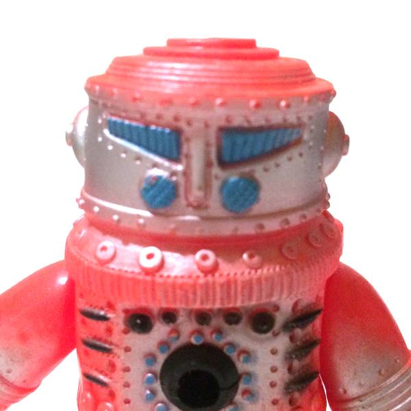 ソフビ】 昭和駄菓子屋 玩具 SKHソフビ ミサイル付 ロボットV1(ソフビ