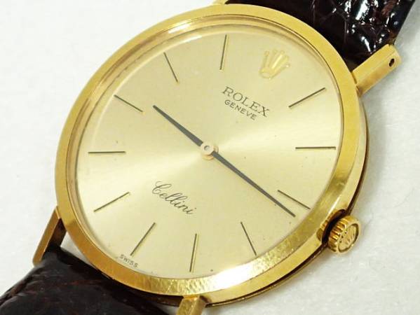 ●ロレックス　チェリーニ　4112　K18　手巻き　ジャンク