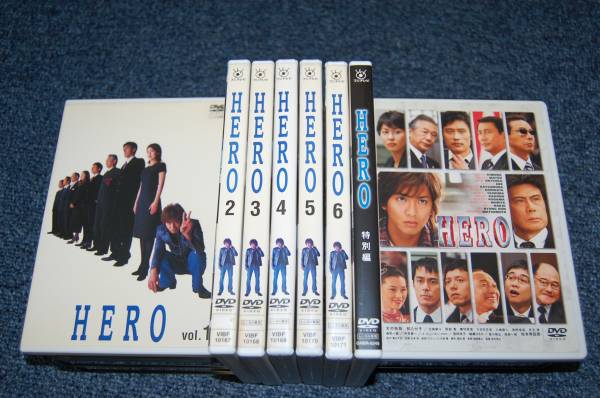 『HERO 全6巻＋特別編＋劇場版』レンタルDVD 木村拓哉 松たかこ