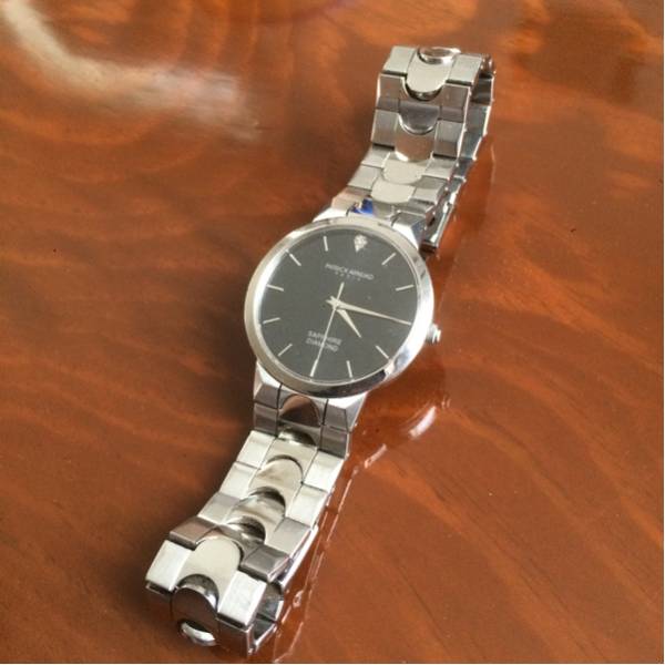 【美品】PATRICK ARNUAD サファイアダイアモンド 腕時計 33mm