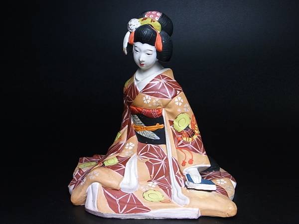 春画希少珍品！博多人形！和美人底付き陶製人形(陶磁一般)｜売買された