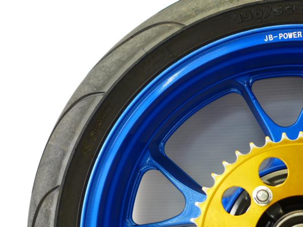 オ】 ZZR1100-D('00) ZZR1400流用 Rホイールset□DJ59□ZZ-R(リア