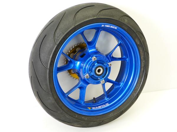 オ】 ZZR1100-D('00) ZZR1400流用 Rホイールset□DJ59□ZZ-R(リア
