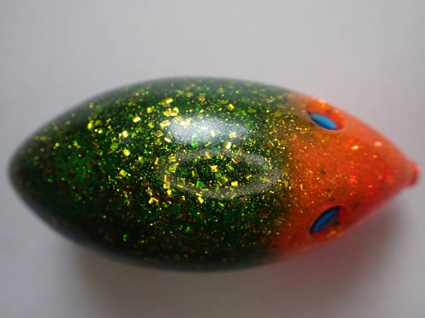 雷魚 ラッティーツイスター セサミ オリジナルカラー 皮のみ(フロッグ