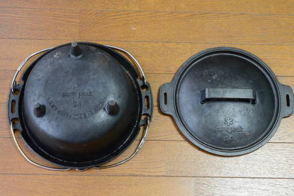 ☆スノーピーク 和鉄オーブンポットぶんぶく24 初期型廃版品
