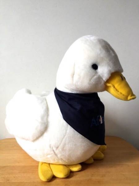 鳴く＞ ジャンボ 巨大 45cm アフラック ぬいぐるみ 人形 aflac  