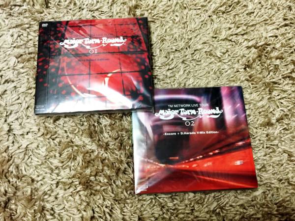 廃盤DVD　TM NETWORK Major Turn-Round 1+2セット 中古美品_1