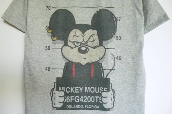 悪なミッキー 容疑者 悪党 パロ リンガーネックtシャツ イラスト キャラクター 売買されたオークション情報 Yahooの商品情報をアーカイブ公開 オークファン Aucfan Com