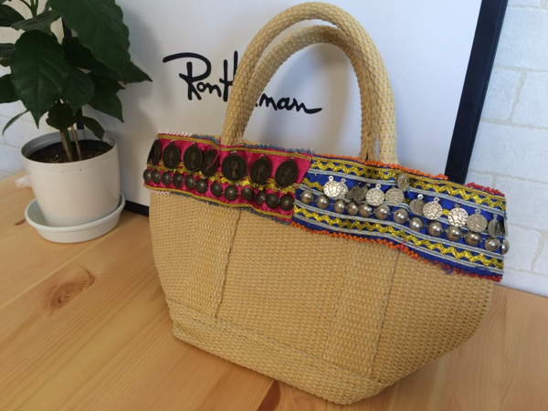 良好 ロンハーマン コイントート Ron Herman カゴバック 希少種