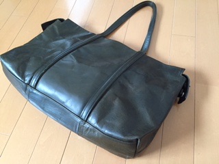 BEAMS aniary オイルドパラフィンレザー ブリーフトート