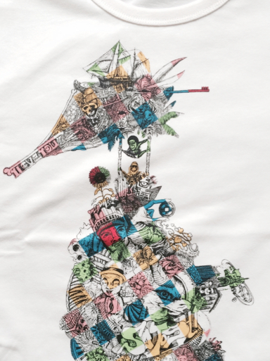 大野智FREESTYLE　in上海 タツノオトシゴイラスト Tシャツ 大野智上海フリスタ☆Tシャツ タツノオトシゴ(大野智)｜売買された