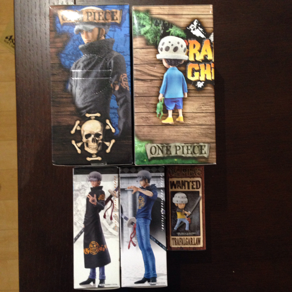 ワンピース フィギュア トラファルガーロー五体