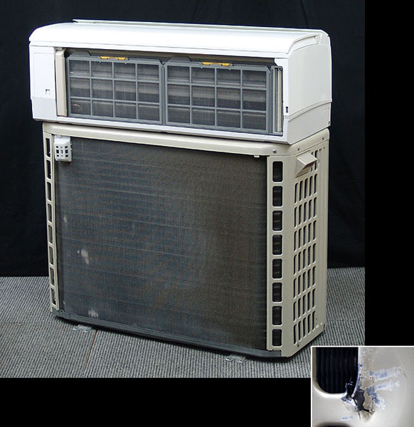 日立 RAS-S40A2 ステンレスクリーン 自動掃除エアコン 200V 14畳