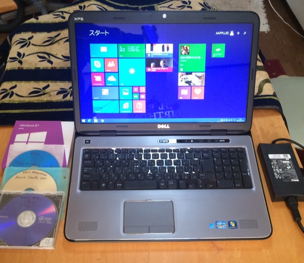 美品 DELL XPS L702X Win 8.1/Core i7/8G/1.5TB/ブルーレイ/HD
