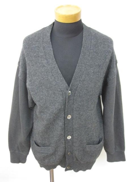 コムデギャルソンオム デザインカーディガン 灰 HOMME 中古 人気