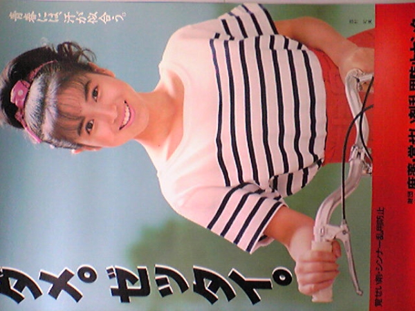 西村知美 ポスター ダメ。ゼッタイ。 2枚組 B2 非売品 @b(タレント