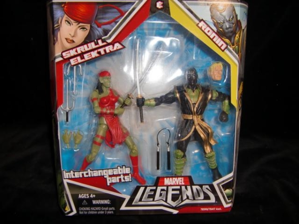 超希少!マーベルレジェンド スクラルエレクトラ＆ローニン!!(アイアン