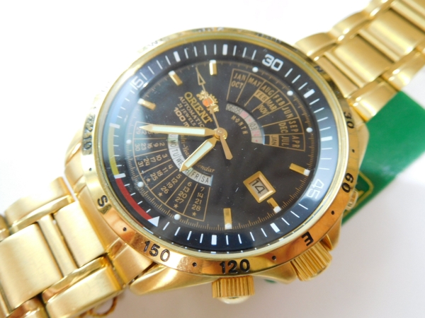 新古品 オリエント 自動巻き (時1-ソ)