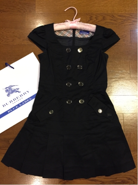 ☆バーバリーブルーレーベル 黒ワンピース☆