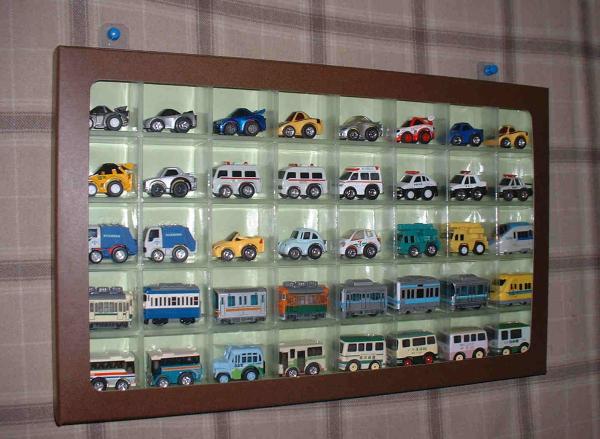タカラ・チョロQ用コレクションケース・40台収納・展示(乗用車