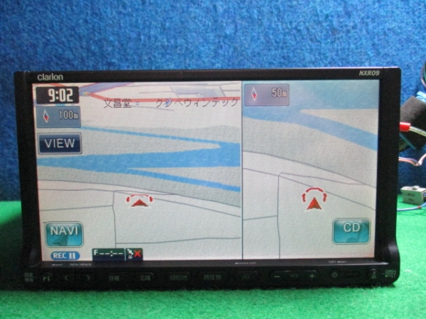△4603 激安!! 中古!! clarion SDDナビ NXR09 クラリオン kawofuko