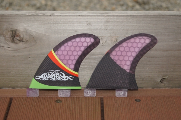 01- Safiri Surfboard Original FCS stabi fin 新品 Purple