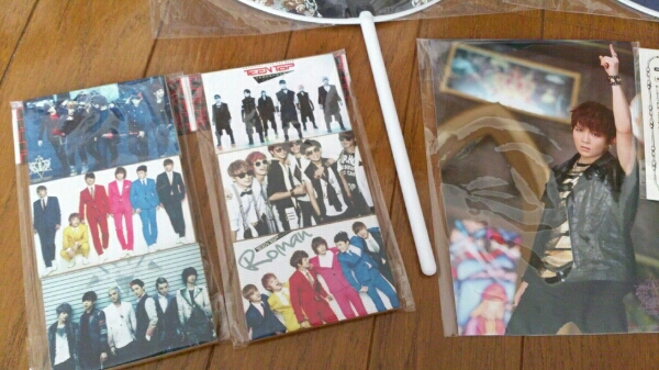 DVDのオマケ、レッドBIGbag付きTEEN TOPリッキーset サインあり