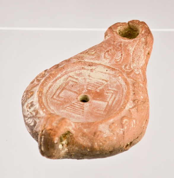 古代ローマ時代 オイルランプ 燭台 発掘 テラコッタ 素焼(雑貨)｜売買