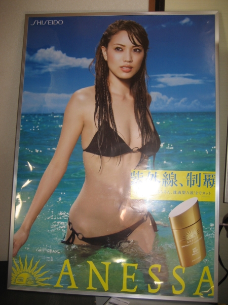 ア*ー様 蛯原友里 特大ポスター B0サイズ 蛯原友里 アネッサ 特大水着パネル 105×75cm ポスター(蛯原友里