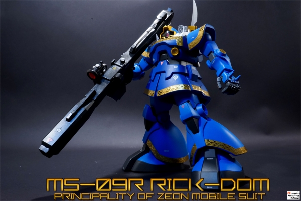 【塗装/完成】MG 1/100 MS-09R リックドム(ランバ・ラルカラー)