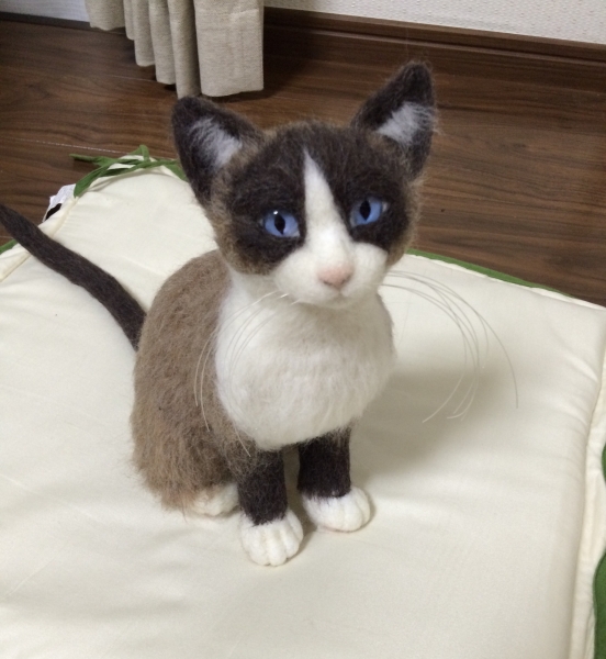 羊毛フェルト 猫 ネコ ハンドメイド スノーシュー 羊毛フェルト 売買されたオークション情報 Yahooの商品情報をアーカイブ公開 オークファン Aucfan Com