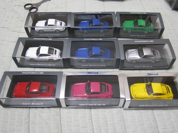 Porsche ポルシェ　911 Carrera RS　(964) 9台セット