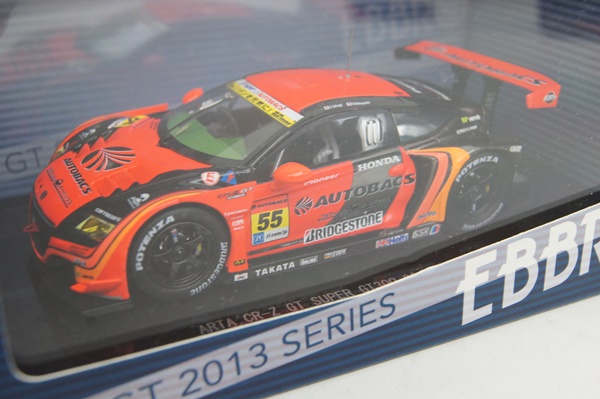 新品 1/43 エブロ 45056 ARTA CR-Z GT スーパーGT300 2013#55