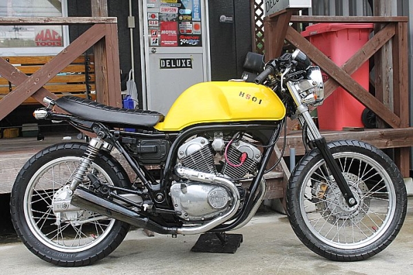 SRV250 カフェレーサーカスタム 4DN SR400 ルネッサ GB250(126cc-250cc
