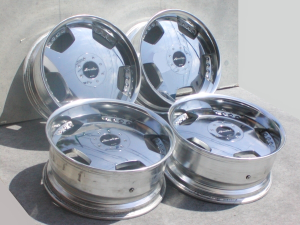 深リム WORK ディッシュ クラウン シーマ アルファード BBS