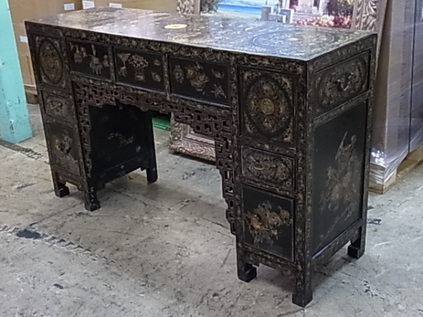 中国家具　キャビネット　サイドボード　隅欠け有　　used